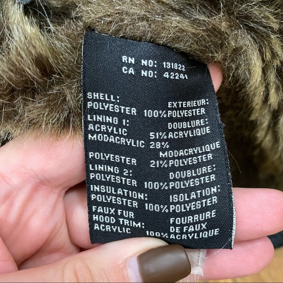 SAM S13 Black Faux Fur Lined Anorak Jacket XL - Picture 9 of 13